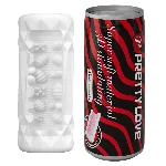 Мастурбатор - Pretty Love Pop-Top Can Masturbator Red - мініатюра 1
