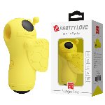 Вакуумний вібростимулятор - Pretty Love Magic Bee Stimulator Yellow - мініатюра 1