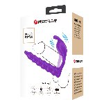 Кільце-насадка для подвійного проникнення - Pretty Love Blackney Vibrating Enhacer Purple - мініатюра 10