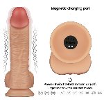 Реалістичний вібратор - Vibrating Power Basics Cock 8.5" - мініатюра 11