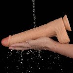 Реалістичний вібратор - Vibrating Power Basics Cock 11" - мініатюра 10