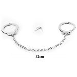 Поножі - Fetish Pleasure Metal Leg Cuffs - мініатюра 4