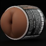 Мастурбатор - Slider Double-Ended Masturbator Ass and Vagina Brown - мініатюра 5