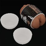 Мастурбатор - Slider Double-Ended Masturbator Ass and Vagina Brown - мініатюра 6