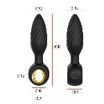 Анальна пробка - Aisi Twisting Anal Plug - мініатюра 11