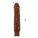 Реалістичний вібратор - Pretty Love Rufus Realistic Vibrating Dildo Brown - мініатюра 9