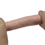 Реалістичний вібратор - Pretty Love Rufus Realistic Vibrating Dildo Flesh - мініатюра 9
