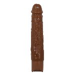 Реалістичний вібратор - Pretty Love Osric Realistic Vibrating Dildo Brown - мініатюра 4