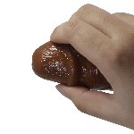 Реалістичний вібратор - Pretty Love Osric Realistic Vibrating Dildo Brown - мініатюра 8