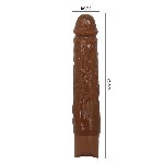 Реалістичний вібратор - Pretty Love Osric Realistic Vibrating Dildo Brown - мініатюра 10