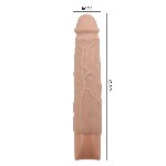 Реалістичний вібратор - Pretty Love Osric Realistic Vibrating Dildo Flesh - мініатюра 10