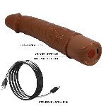 Реалістичний вібратор - Pretty Love Leander Realistic Vibrating Dildo Brown - мініатюра 11