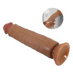 Фалоімітатор - Barbara Alcmene Dildo 9,8" Brown - мініатюра 7