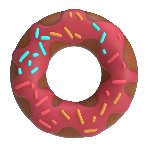 Ерекційне кільце - Pretty Love Berry Super Donut Silicone Cock Ring - мініатюра 2