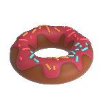 Ерекційне кільце - Pretty Love Berry Super Donut Silicone Cock Ring - мініатюра 5