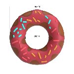 Ерекційне кільце - Pretty Love Berry Super Donut Silicone Cock Ring - мініатюра 6