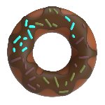 Ерекційне кільце - Pretty Love Choco Super Donut Silicone Cock Ring - мініатюра 2