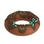 Ерекційне кільце - Pretty Love Choco Super Donut Silicone Cock Ring - мініатюра 4