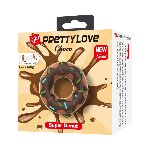 Ерекційне кільце - Pretty Love Choco Super Donut Silicone Cock Ring - мініатюра 7