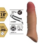 Насадка на член - Pretty Love Damell Penis Sleeve Brown - мініатюра 2