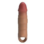 Насадка на член - Pretty Love Damell Penis Sleeve Brown - мініатюра 4