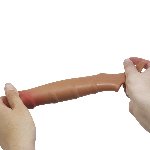 Насадка на член - Pretty Love Damell Penis Sleeve Brown - мініатюра 9