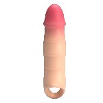 Насадка на член - Pretty Love Damell Penis Sleeve Flesh - мініатюра 4