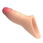 Насадка на член - Pretty Love Damell Penis Sleeve Flesh - мініатюра 6