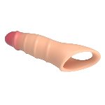 Насадка на член - Pretty Love Damell Penis Sleeve Flesh - мініатюра 8