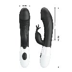 Вібратор - Pretty Love Rasmussen Dual Vibrator Black - мініатюра 10