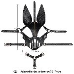 Маска - Rebellion Reign Dark Bunny Mask - мініатюра 9
