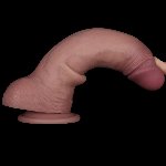 Фалоімітатор - Sliding Skin Pro II Dual Layer Silicone Dong 8.5" Flesh - мініатюра 9