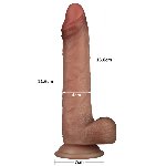 Фалоімітатор - Sliding Skin Pro Dual Layer Silicone Dong 8.5" Flesh #2 - мініатюра 11