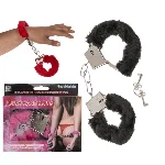 Наручники Plush Handcuffs With Keys Black - мініатюра 1