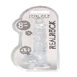Фалоімітатор - Realrock Dildo 8" Transparent - мініатюра 1