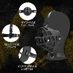 Маска-намордник з кляпом - Ouch! Xtreme Muzzle with Removable Ball Gag - мініатюра 6