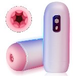 Мастурбатор - USB Rechargeable, 8 vibration functions - мініатюра 2