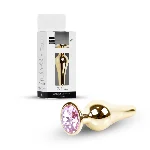 Анальна пробка - Jewellery Gold BUTT PLUG- Rose - мініатюра 1