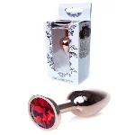 Анальна пробка - Jewellery Red Gold PLUG- Red - мініатюра 1