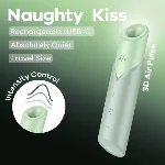 Кліторальний стимулятор - Satisfyer Naughty Kiss - мініатюра 1