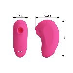 Кліторальний вібростимулятор - Pretty Love Arila Clitoral Suction Vibrator - мініатюра 9