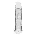 Насадка на член - Pretty Love Penis Sleeve 8.7" Clear - мініатюра 3