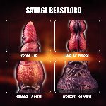 Фентезійний фалоімітатор - Power Monsters Savage Beastlord, 24 см - мініатюра 6