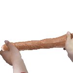 Подовжуюча насадка на член - Pretty Love Extension Penis Sleeve Latin, 28 см - мініатюра 8