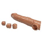 Подовжуюча насадка на член - Pretty Love Extension Penis Sleeve Latin, 26 см - мініатюра 5