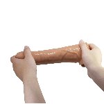 Подовжуюча насадка на член - Pretty Love Extension Penis Sleeve Latin, 26 см - мініатюра 8