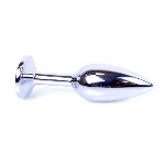 Анальна пробка - Jewellery Silver Plug - Pink - мініатюра 5