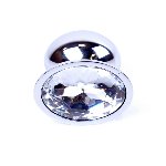 Анальна пробка - Jewellery Silver Plug - Clear - мініатюра 2