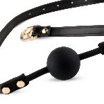 Кляп - Knebel Ball Gag Black - мініатюра 2