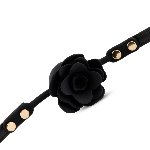 Кляп - Black Rose Ball Gag - мініатюра 5